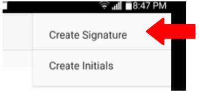 Android Create Signature